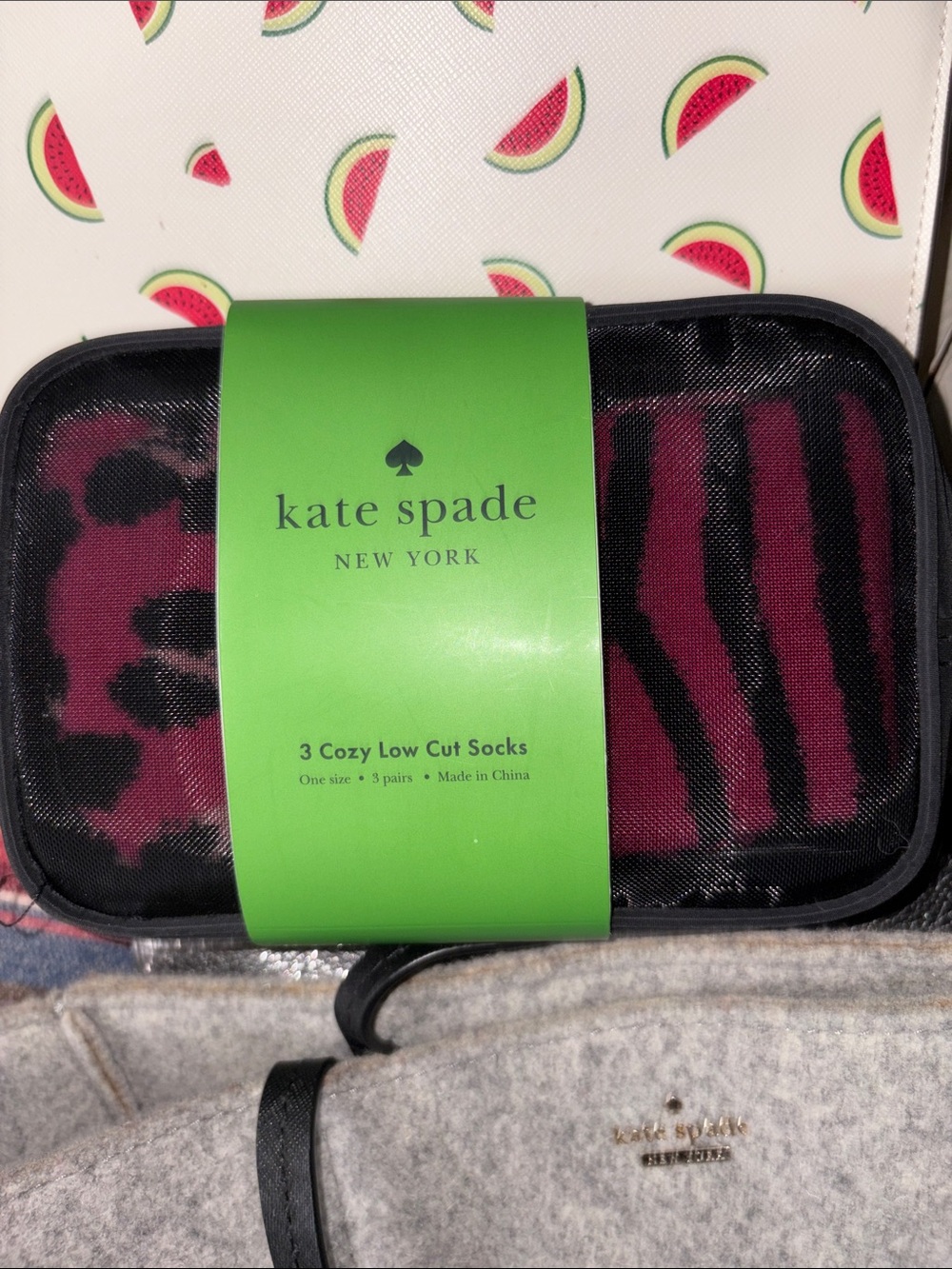 Kate Spade 3 pair Socks